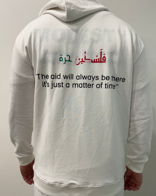 PALESTINE White Hoodie