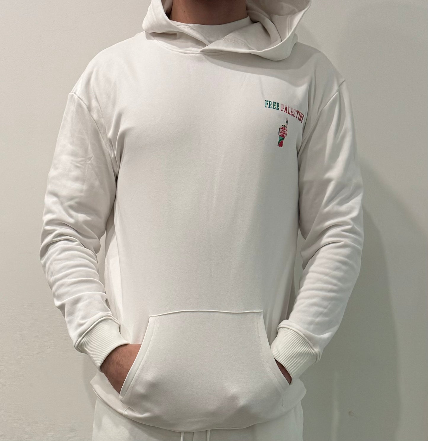 PALESTINE White Hoodie